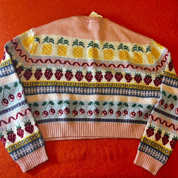 Zara fruit jacquard sweater NWT - Picture 12 of 12